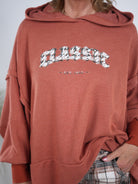 oversize Hoody mit 3D Print