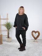 oversize Leo Sweater mit Außennähten