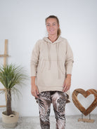 Oversize Longhoody mit Känguru Tasche