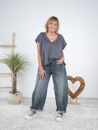 oversize Pullunder mit Kapuze