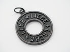 SchauTime Amulett L, Lebe Liebe Lache, schwarz