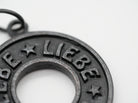 SchauTime Amulett L, Lebe Liebe Lache, schwarz