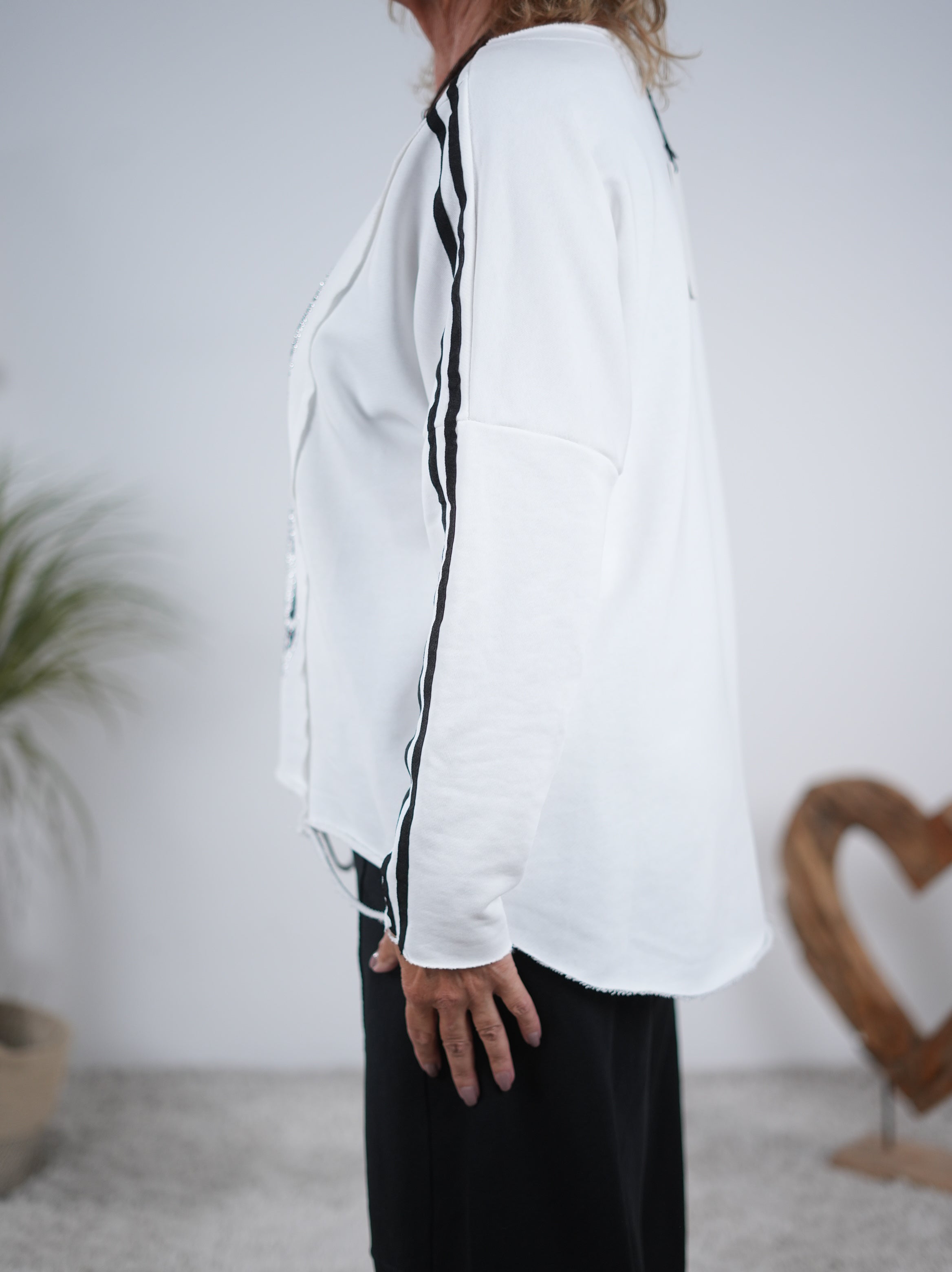 sportliches Sweaty mit Skull Motiv
