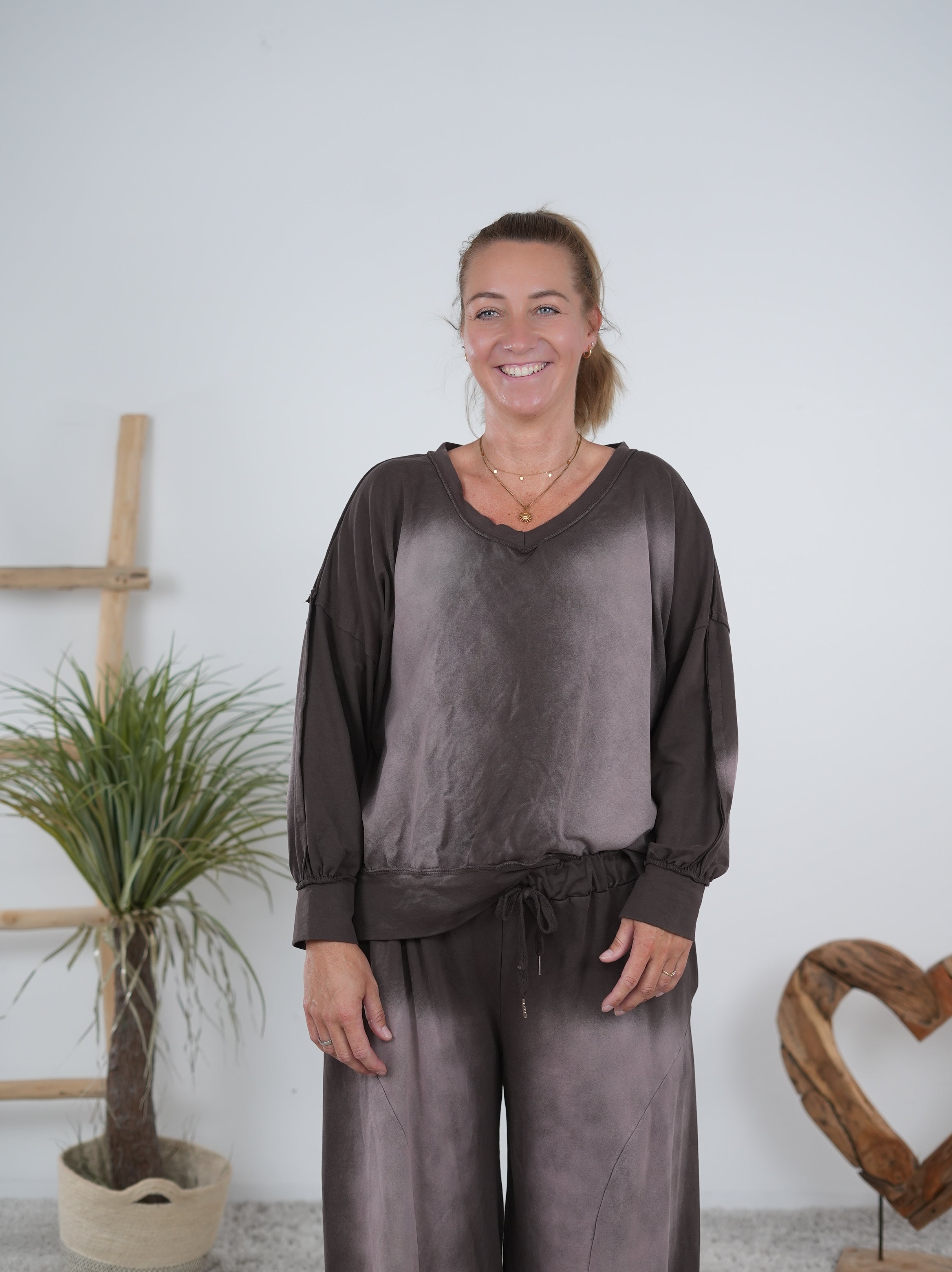Sweaty mit ausgefallener Waschung