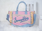Verspielte Tasche, "summervibe" Rosa Blau